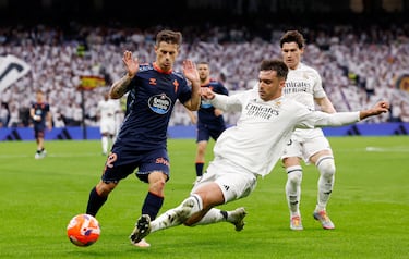 Asencio lo da todo por el Madrid