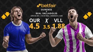 Ourense CF vs. Real Valladolid: horario, dónde ver, pronósticos y cuadro