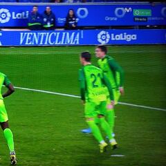 La mano de Joselu reabre el malestar del Leganés con el VAR