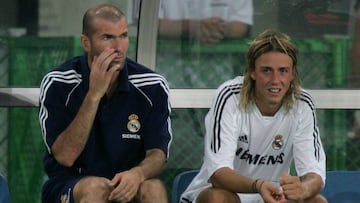 Zidane: "Veo a Guti capacitado para ser entrenador del Madrid"