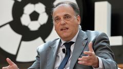 Tebas: "No se compró el ojo de halcón porque colaboraba con la corrupción de Blatter"