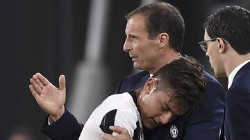 Dybala y Allegri.