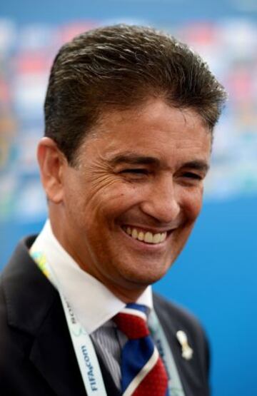 Bebeto a su llegada para presenciar el sorteo que definirá los grupos del Mundial de 2014 en la localidad brasileña de Costa do Sauípe.