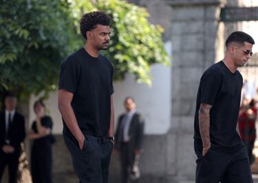 Renato Veiga el día de la ceremonia fúnebre del futbolista portugués del Liverpool Diogo Jota y su hermano André Silva.