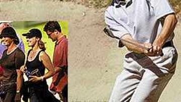 <b>FINAL ESPAÑOLA.</B> Al cierre de esta edición, García y Olazábal jugaban para meterse en cuartos y acercarse a la soñada final española. Mientras tanto, Martina Hingis no se separa de Sergio.