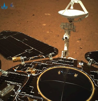 Las primeras imágenes en Marte del rover Zhurong de China