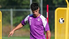 Torres, en el primer entrenamiento de la pretemporada.