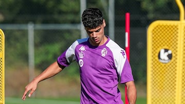 Torres, en el primer entrenamiento de la pretemporada.