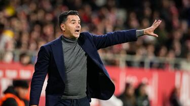 El técnico del Girona, Michel.