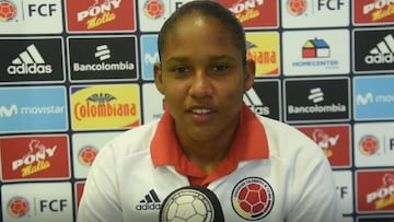 Mary José Álvarez, capitana de la Selección Colombia, señaló en rueda de prensa, que el equipo está muy ilusionado con afrontar el Sudamericano Sub 17