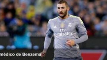 Benzema tiene una lesión muscular y es duda para Gijón