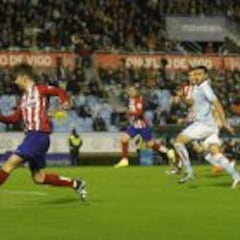 Vietto lució en Vigo y cobra fuerza en el once del Atlético