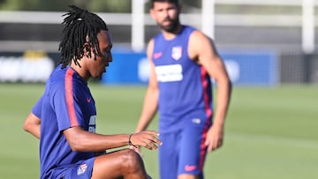 Gelson Martins con el Atl&eacute;tico.