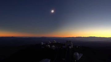 El eclipse solar total de Chile.