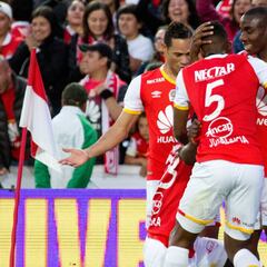 Santa Fe vuelve a ganar el clásico y es líder de la Liga