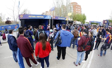 El ambiente previo de la final de Copa en las Fan Zones