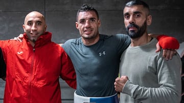 Luciano Cuello, Adasat Rojas y Marcos Badal.