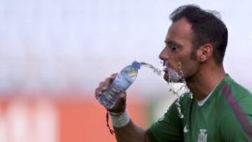 Beto, durante un encuentro con la selección portuguesa.