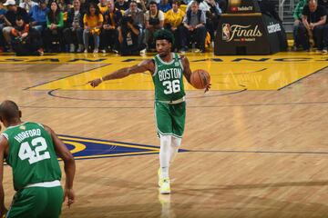 Marcus Smart #36 of the Boston Celtics