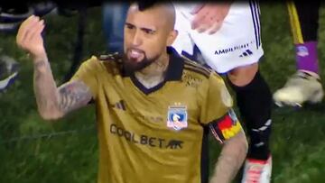 Vidal se pelea con los hinchas de River al salir del Monumental: final caliente en Argentina