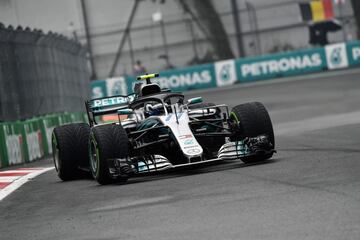 Valeri Bottas posee el record de vuelta rápida desde 2018, con un tiempo de 1:18.741 