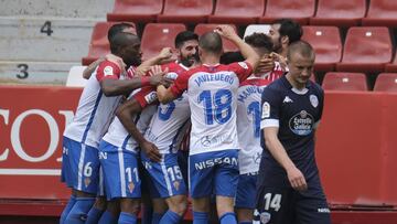 Sporting 2 - Lugo 0: resumen y goles de LaLiga SmartBank