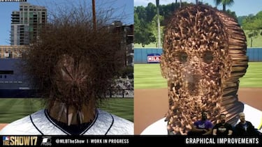 Descubre los inquietantes bugs faciales de MLB 17