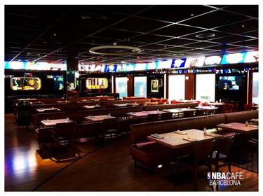NBA Café, el primero de Europa, abre sus puertas en Barcelona