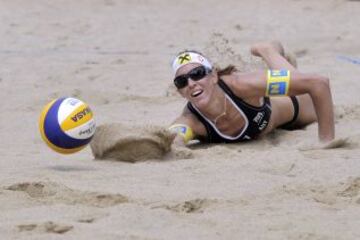 Quinta ronda del Campeonato del Mundo de Voley Playa celebrado en Polonia.