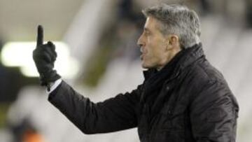 Paco Fernández, durante el partido.