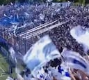 Espectacular recibimiento de Gimnasia al equipo de Diego Maradona en el clásico