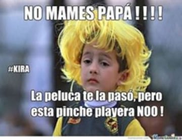 Memes creados por aficonados de Pumas para América