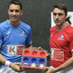 Etxeberria y Zabala buscan su primera txapela del acotado en una final muy abierta