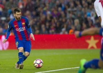 Messi marca el 2-0.