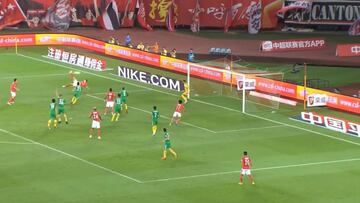 China: Guangzhou's Gao Lin scores stunning overhead kick