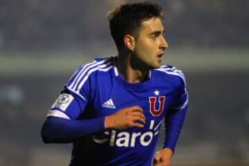 Luis Felipe Gallegos: El formado en la U tiene 23 a&ntilde;os y actualmente juega en el Necaxa de M&eacute;xico. Tuvo pasos por Alemania y Espa&ntilde;a.