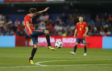 1-0. Álvaro Odriozola marcó el primer gol.