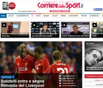 Portadas de la prensa extranjera