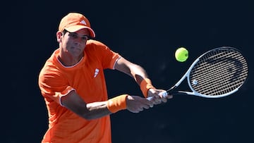 Rafael Jodar, contra Rei Sakamoto en el Open de Australia.