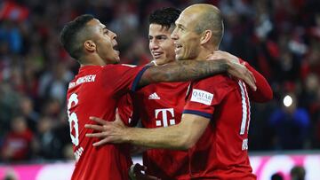 James Rodríguez, jugador del Bayern Múnich