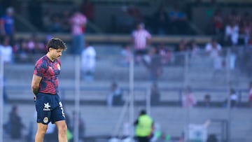 during the quarter-final second match between Cruz Azul and Guadalajara as part of the Liga BBVA MX, Torneo Apertura 2025 at Olimpico Universitario Stadium, on November 30, 2025 in Mexico City, Mexico.