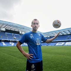 Rubén Díez: “La idea de este Depor es atacar y defender con balón”