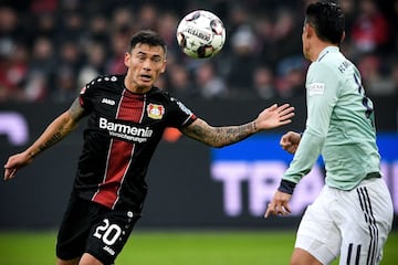 James Rodríguez jugó 76 minutos ante el Leverkusen. El colombiano no pudo mostrar su mejor versión