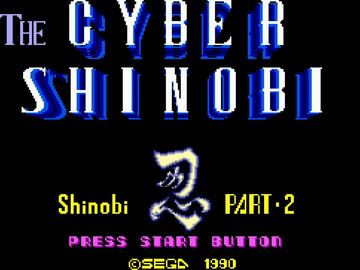 the cyber shinobi sega master system