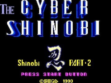 the cyber shinobi sega master system