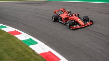 Charles Leclerc (Ferrari SF90). Monza, Italia, F1 2019.