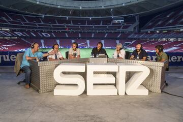 Alfredo Relaño, Saúl Ñíguez, Manu Carreño y Enrique Cerezo.