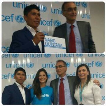 Como amigo UNICEF: "Día largo, pero con la satisfacción de poder aportar a la juventud de mi país".