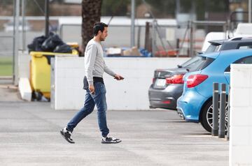 Parejo llegando a Paterna.