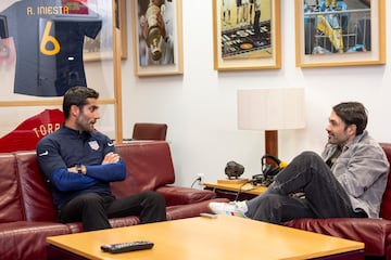 Roberto Giménez, durante su visita al Diario AS.